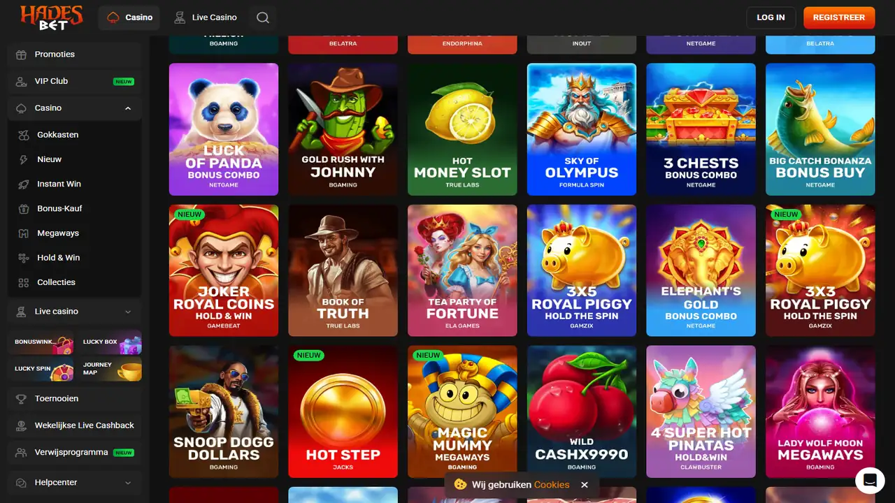 Hadesbet Spielautomaten